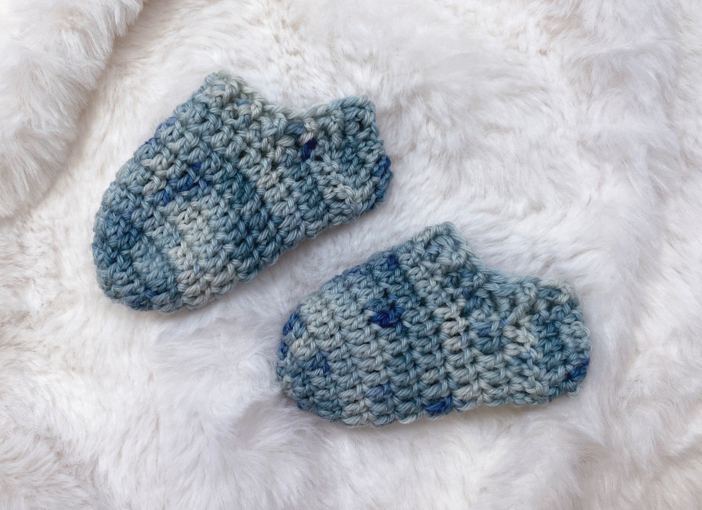 Easy Crochet Baby Socks