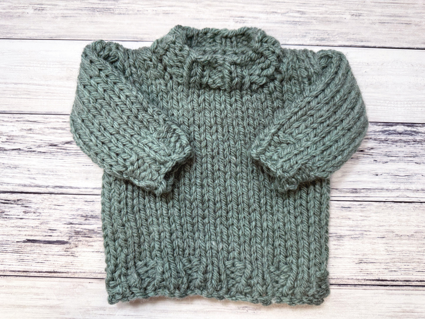 Basic Bulky Baby Sweater