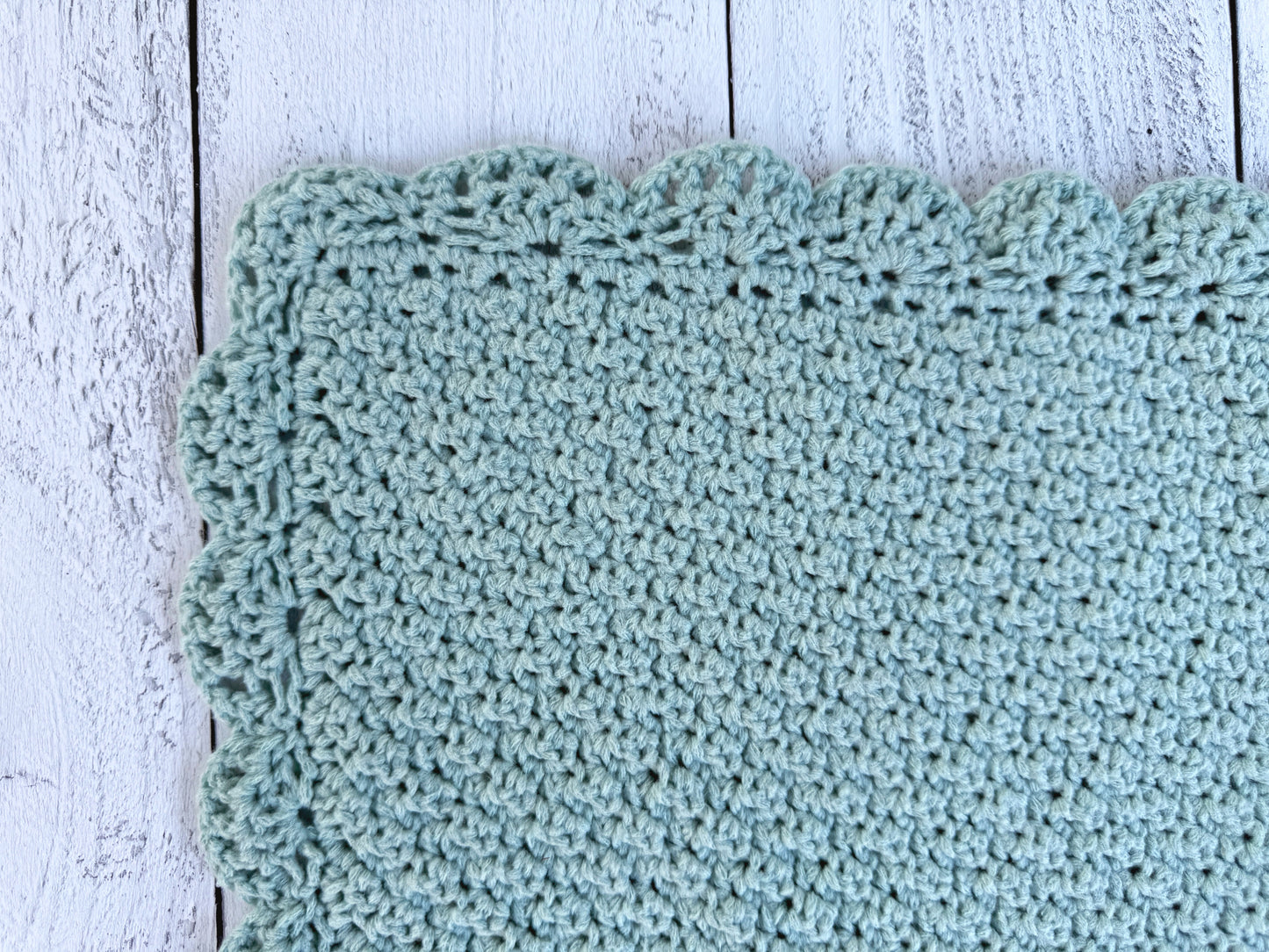 C2C Lemon Peel Stitch Baby Blanket