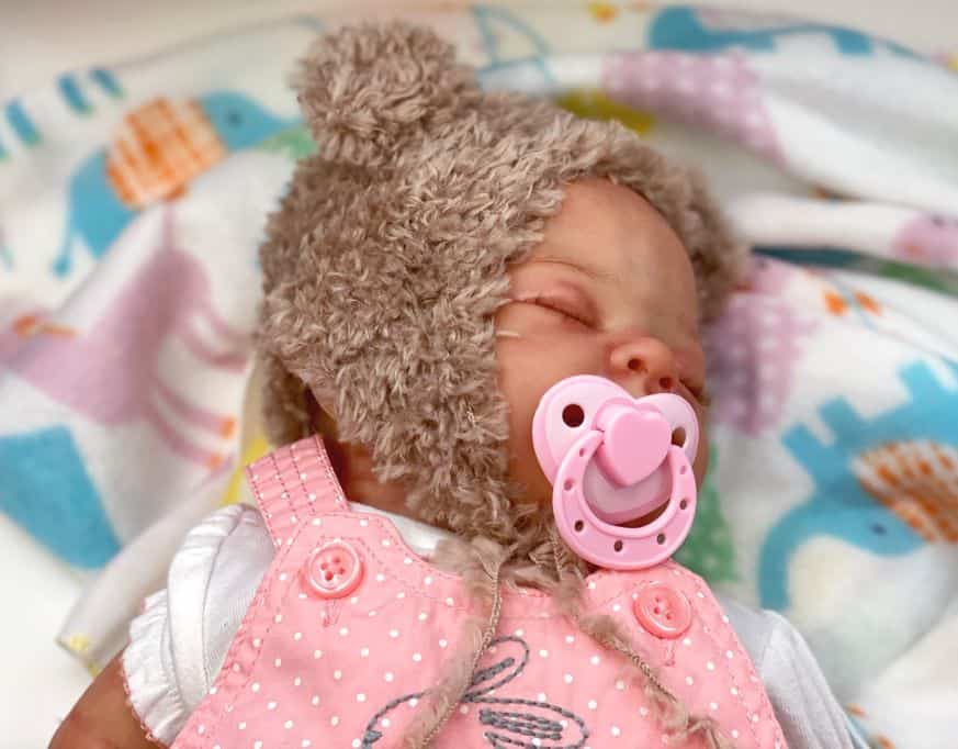Baby Bear Crochet Earflap Hat