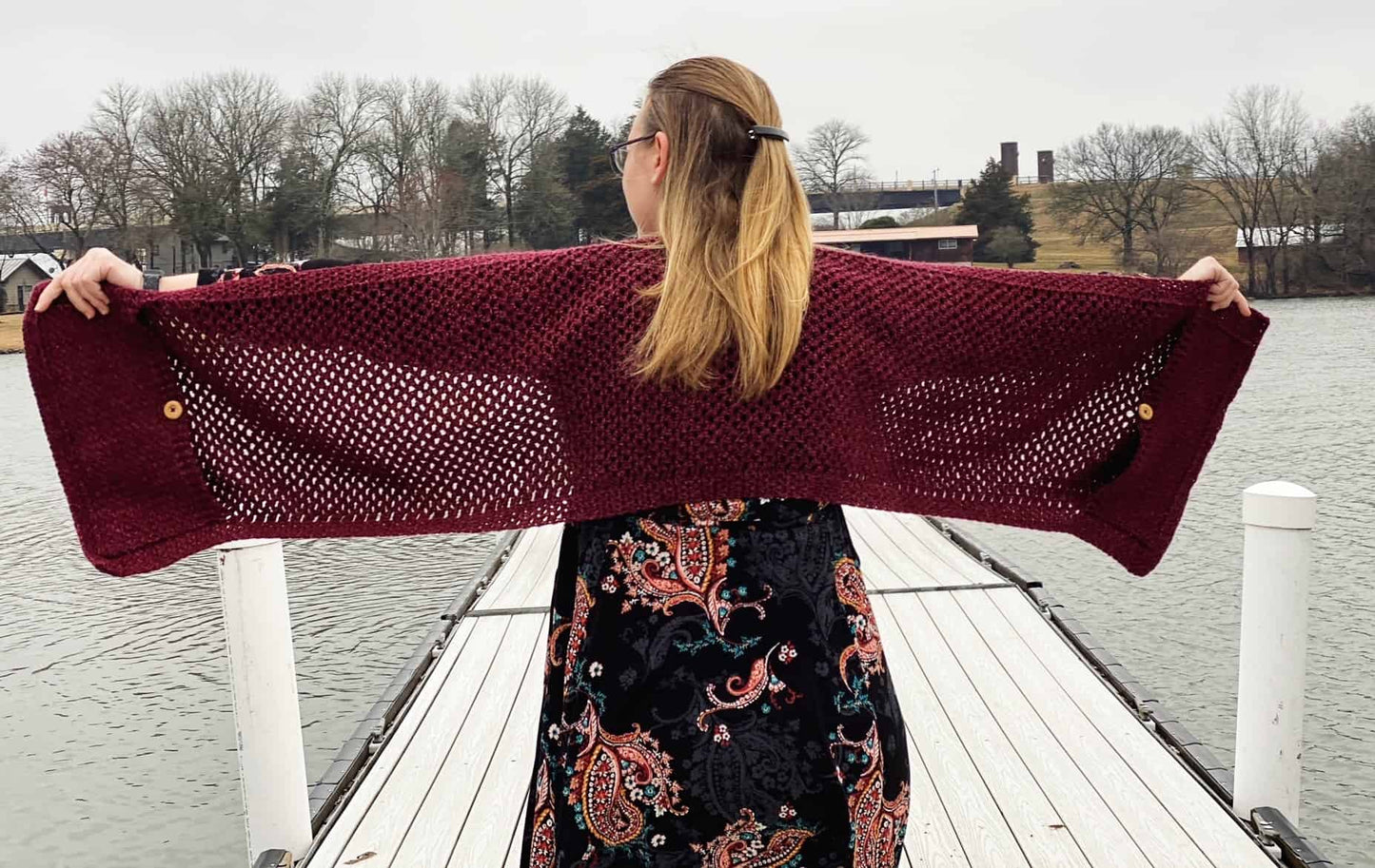 Simple Pocket Shawl