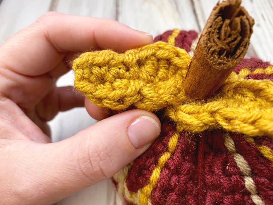 Tartan Plaid Crochet Pumpkin