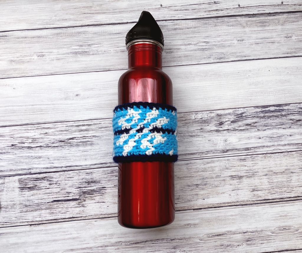 Fair Isle Crochet Mug Cozy