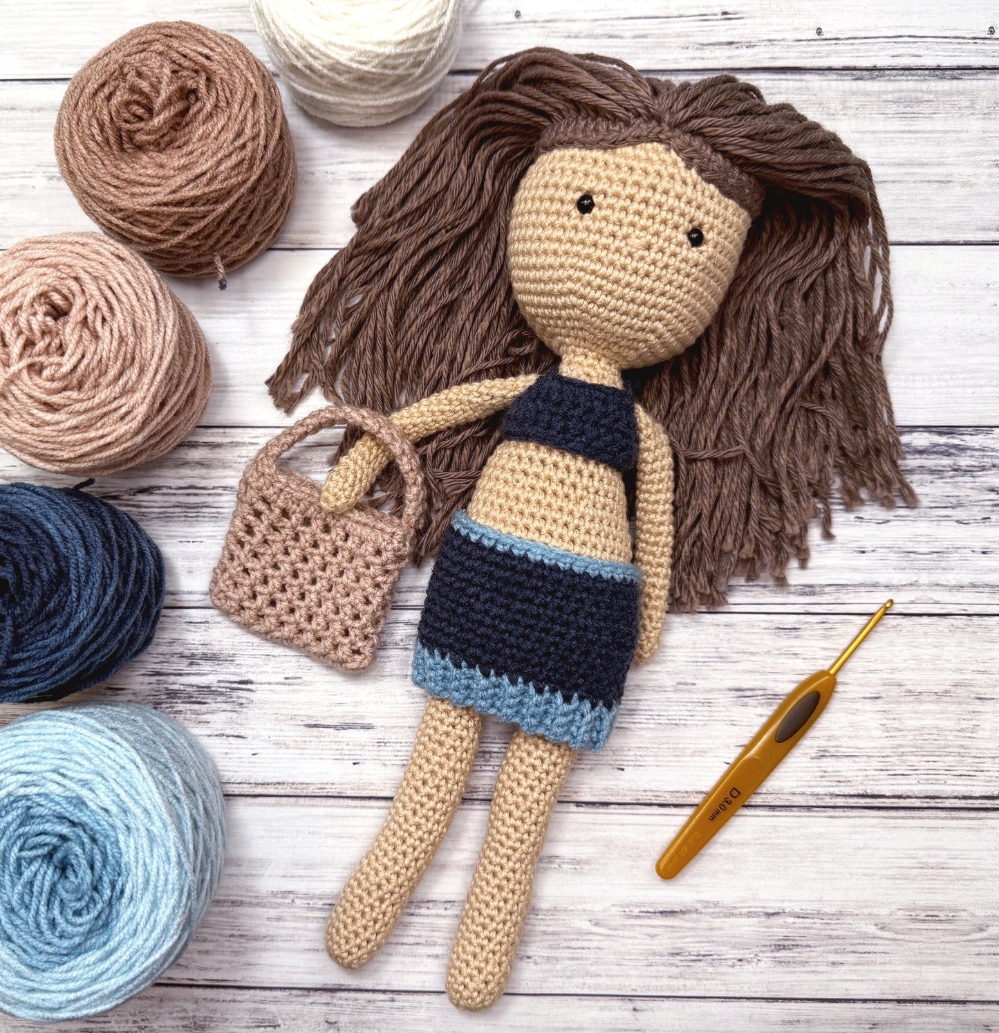 Mermaid Crochet Doll Pattern