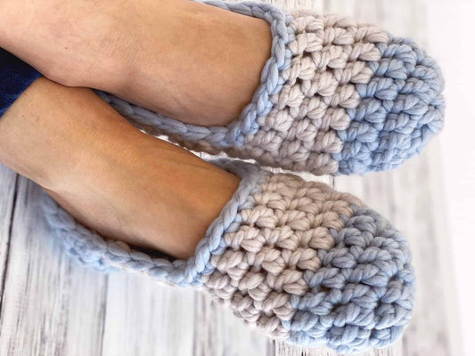 Super Bulky Crochet Slipper Socks