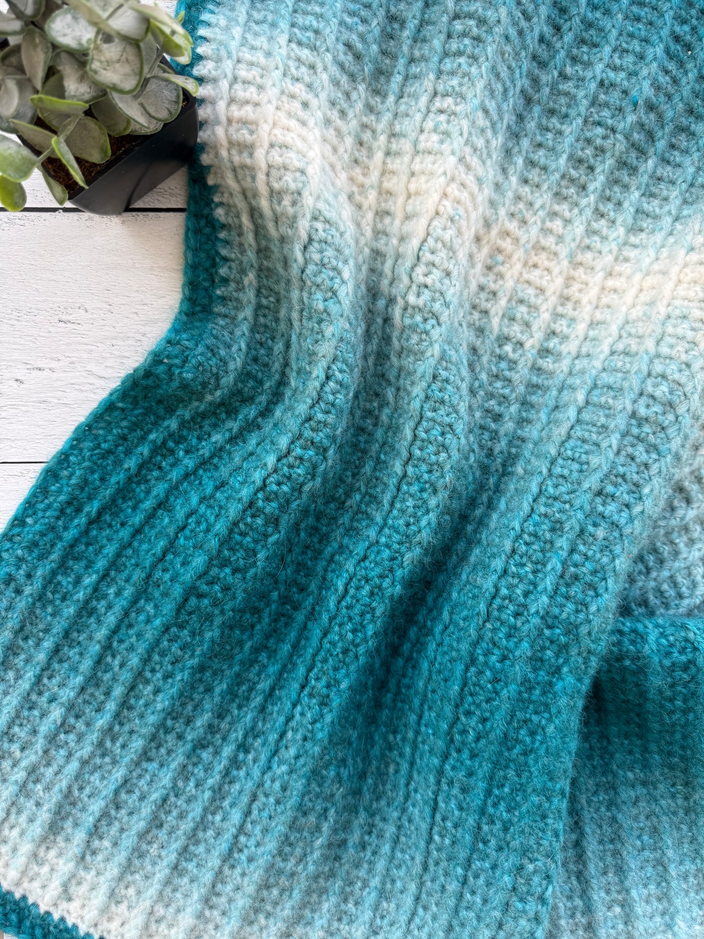 Bar Stitch Crochet Blanket