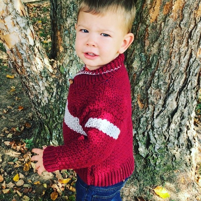 Boy's Shawl-Collared Sweater