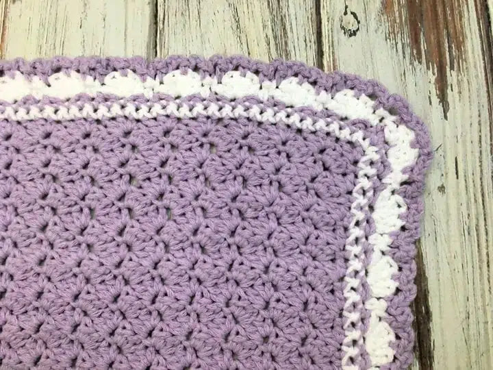 Lilac Meadows Baby Blanket