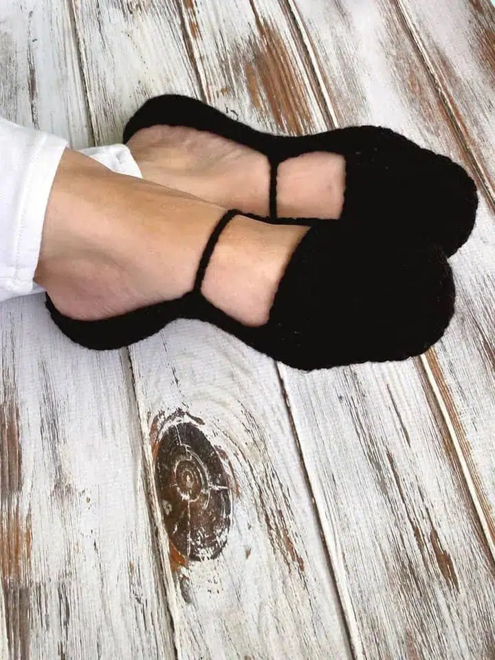 Crochet Ballet Slippers