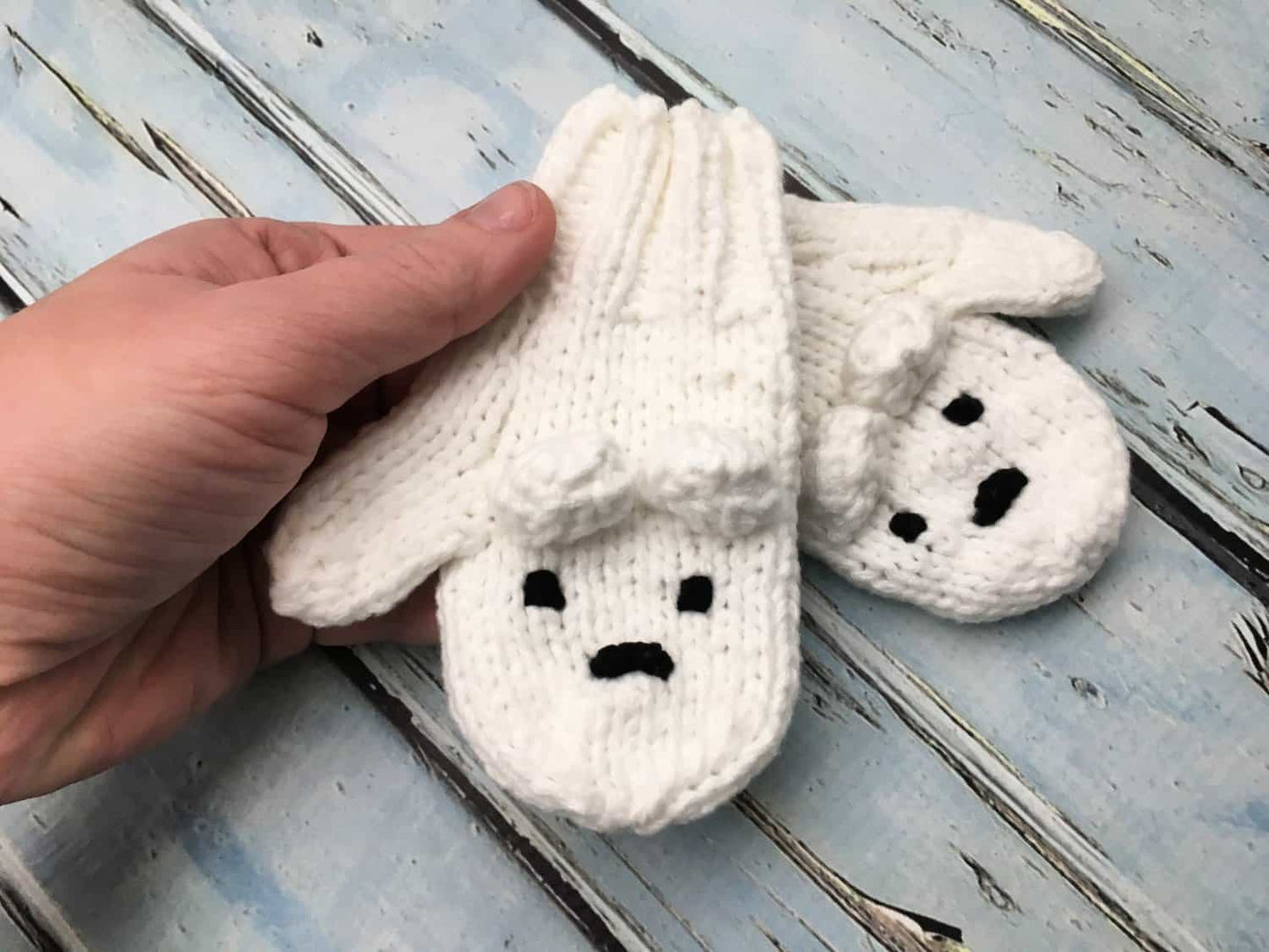 Polar Bear Mittens