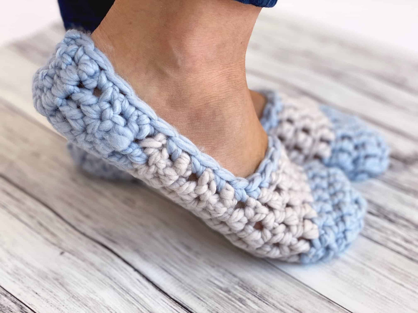Super Bulky Crochet Slipper Socks