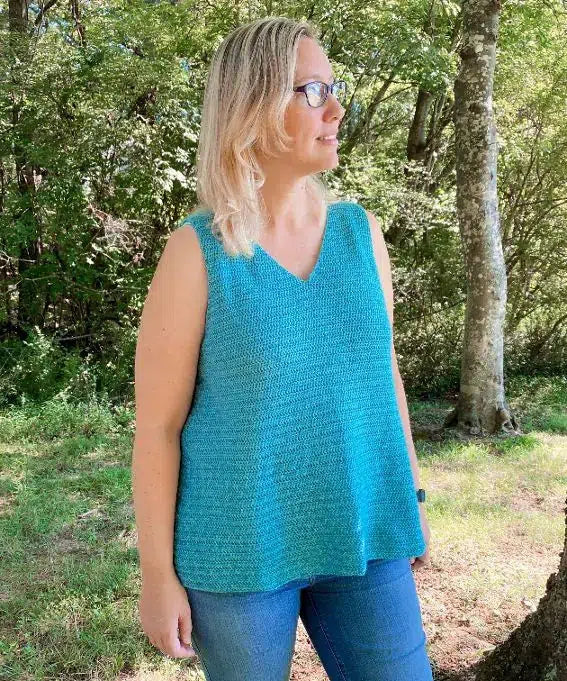 V Neck Sleeveless Tank