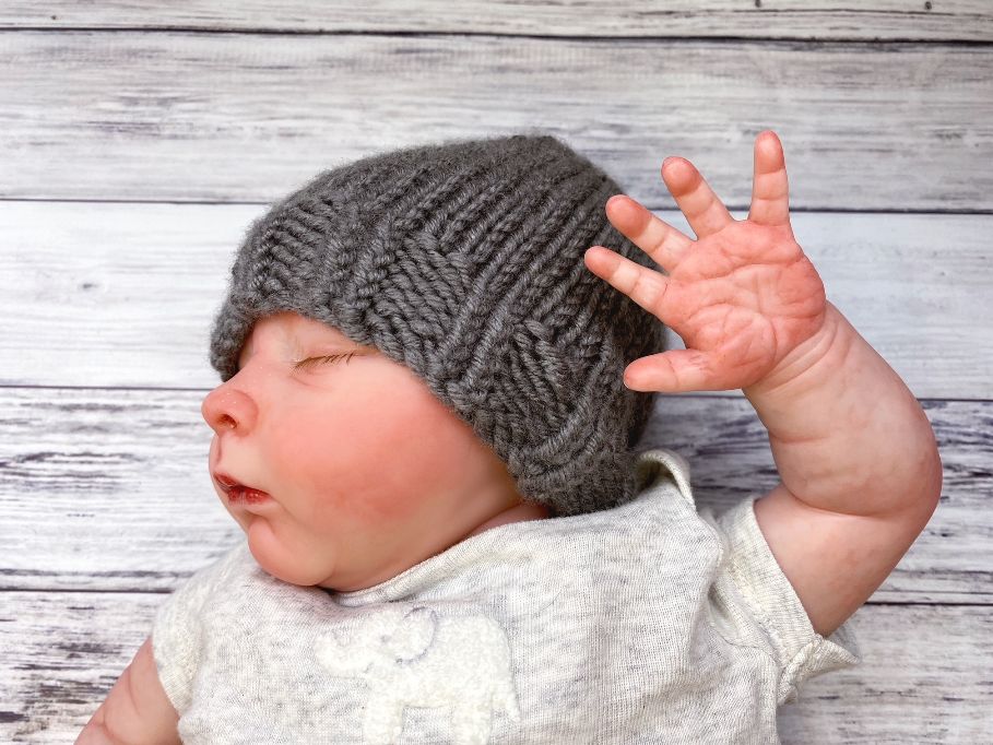 Basic Knit Baby Hat