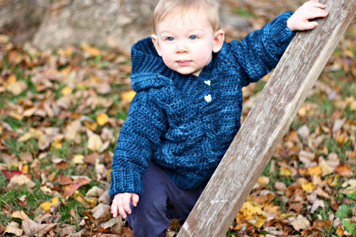 Kid's Cabled Hoodie