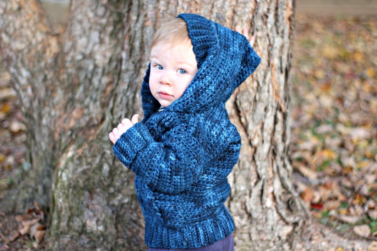 Kid's Cabled Hoodie