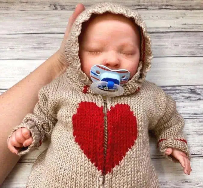 Valentine Baby Cardigan