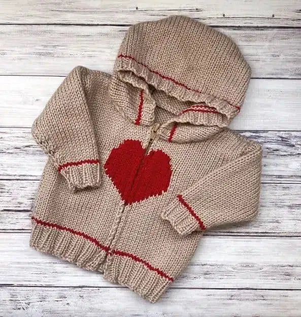 Valentine Baby Cardigan