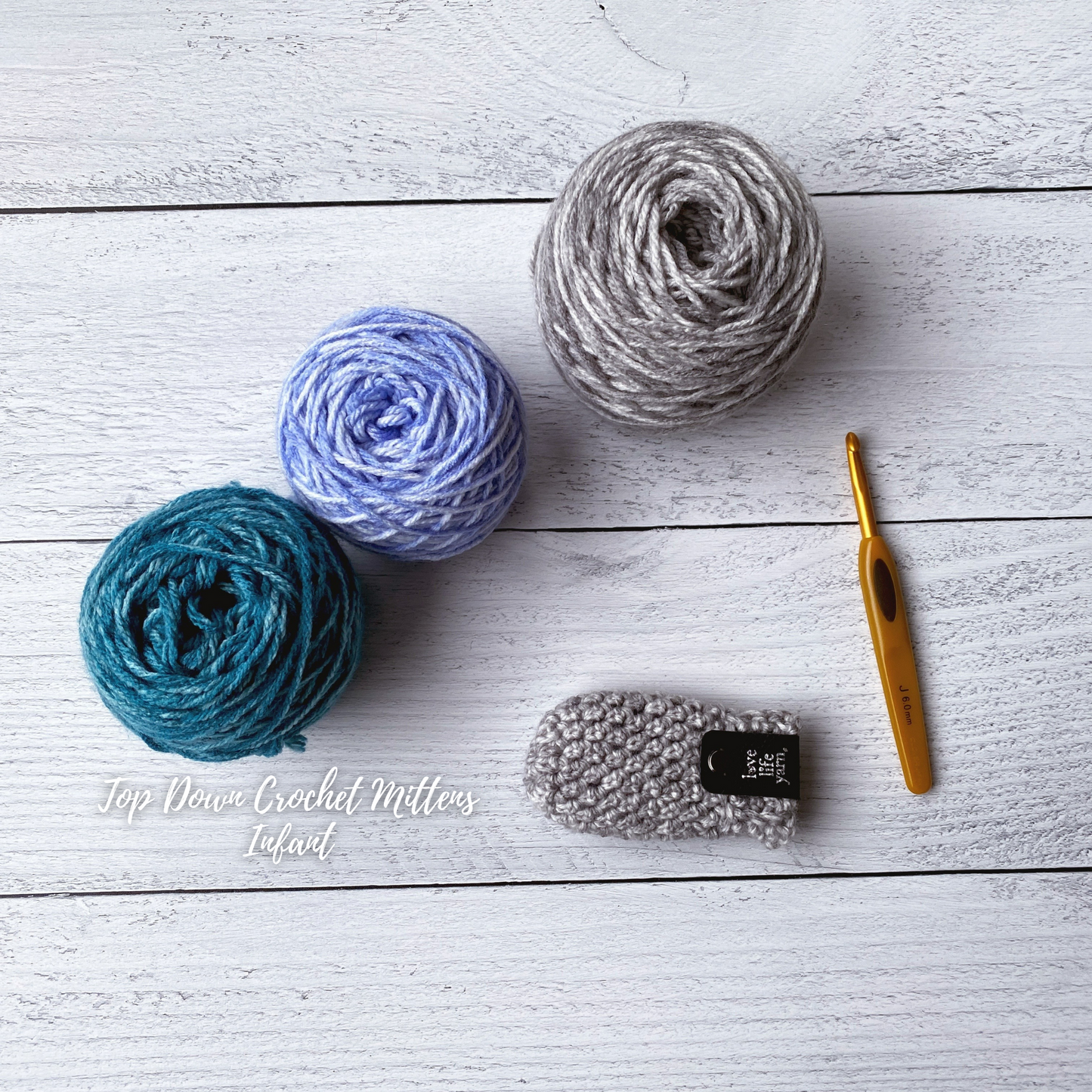 Top Down Crochet Mittens