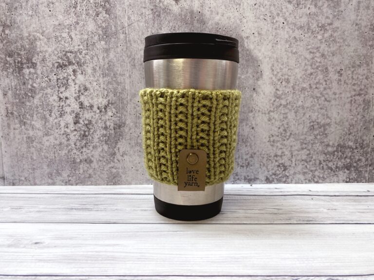 Beginner Knit Mug Cozy