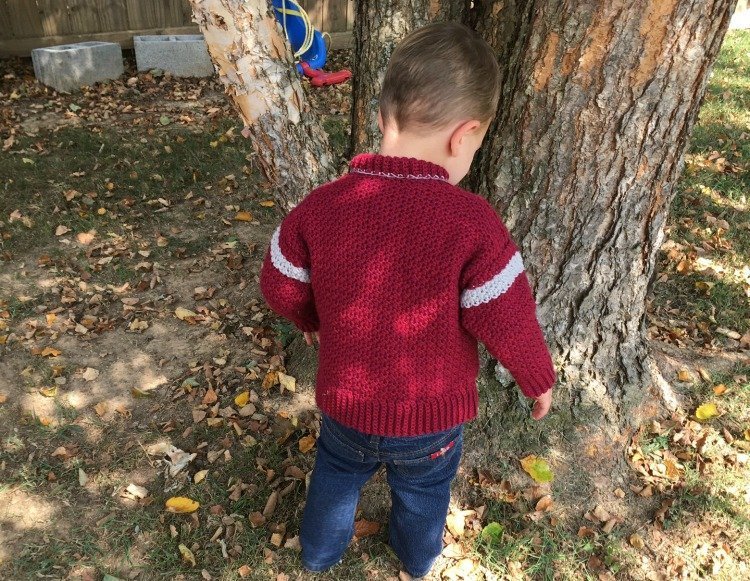 Boy's Shawl-Collared Sweater