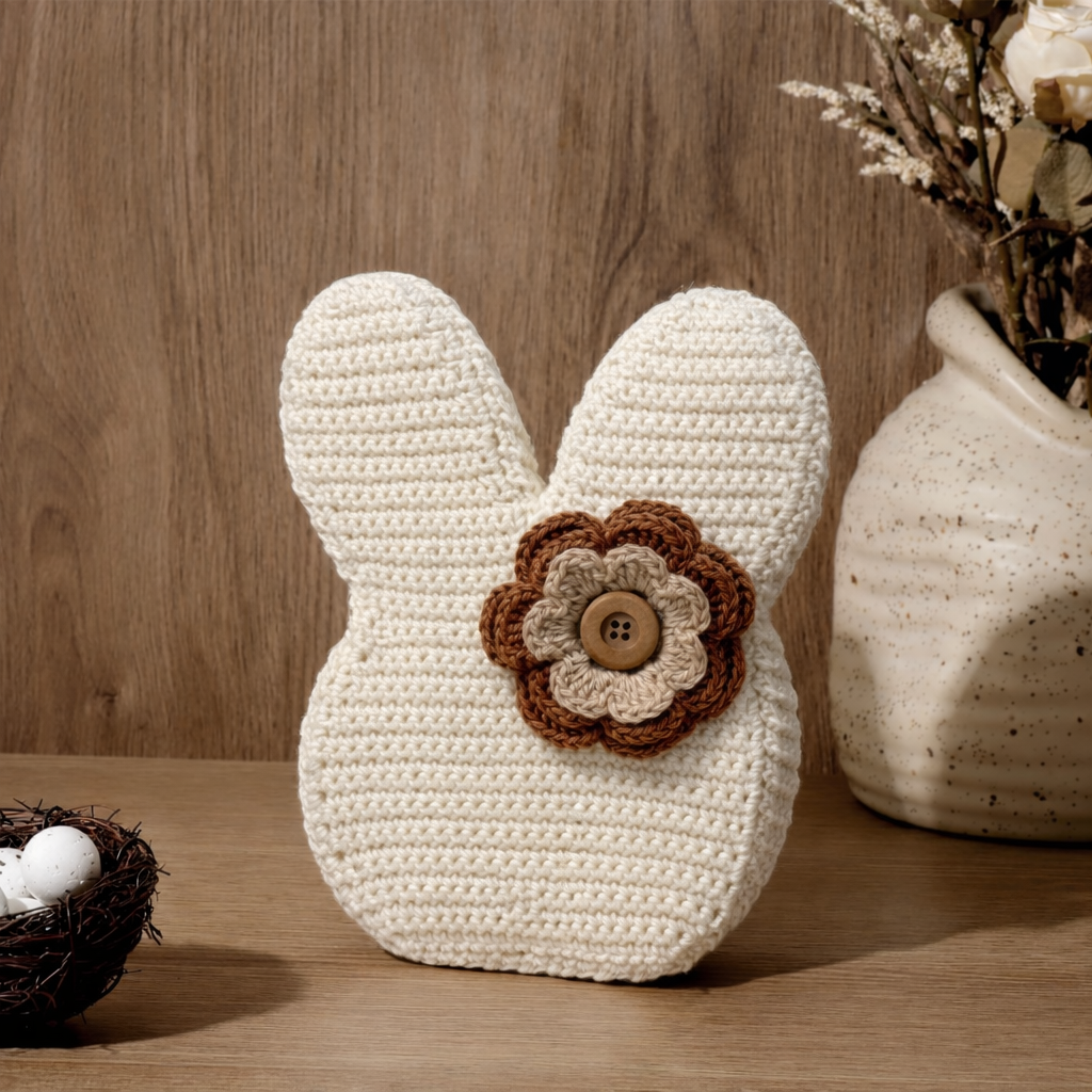 Crochet Farmhouse Bunny Decor