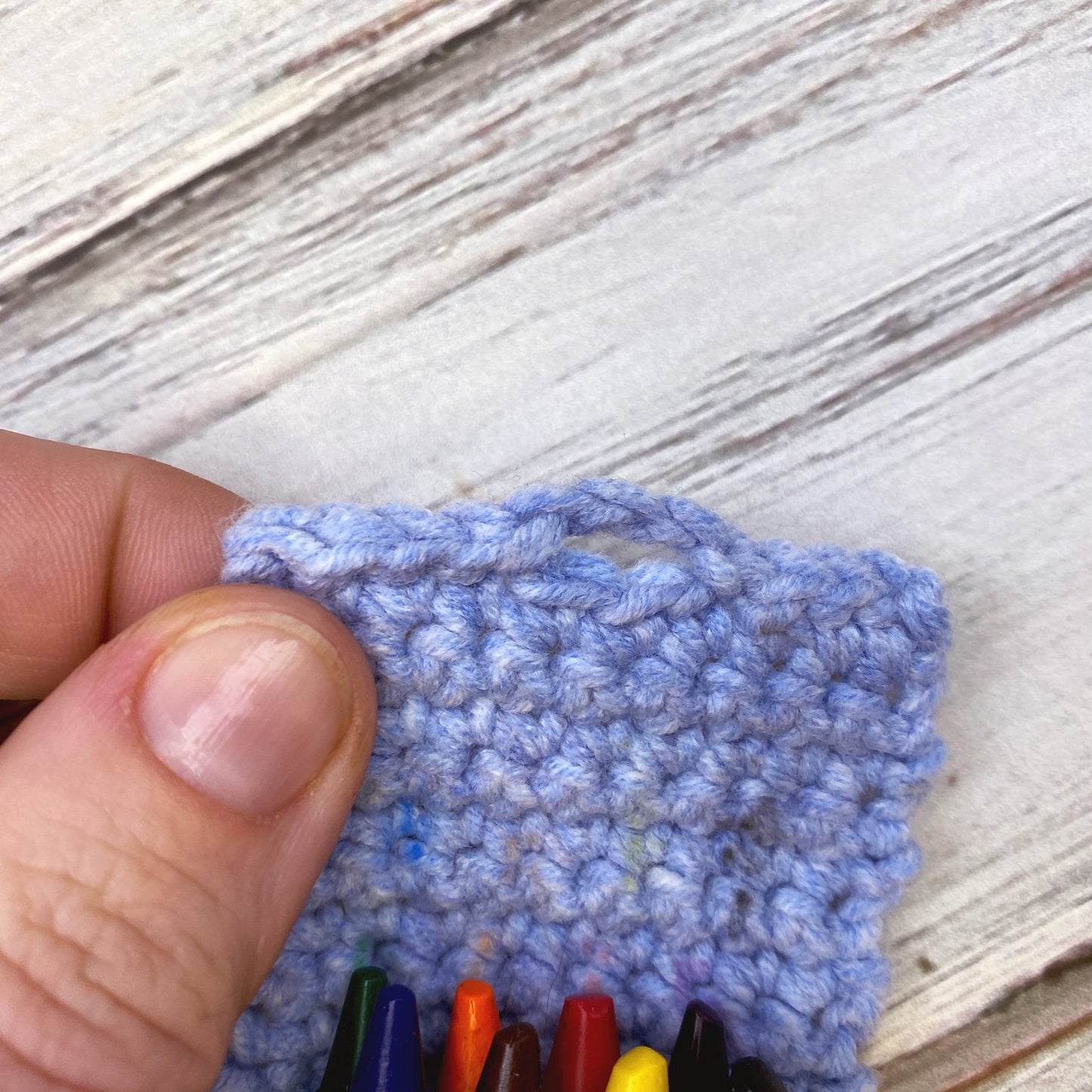 Crochet Crayon Holder