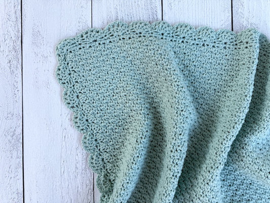 C2C Lemon Peel Stitch Baby Blanket
