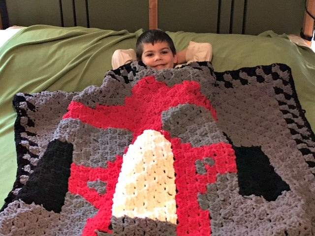 C2C Race Car Blanket