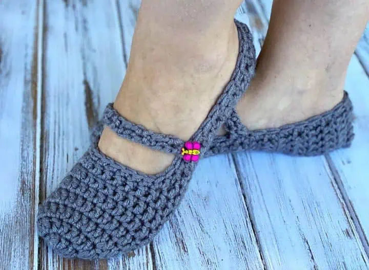 Chunky Button Slippers