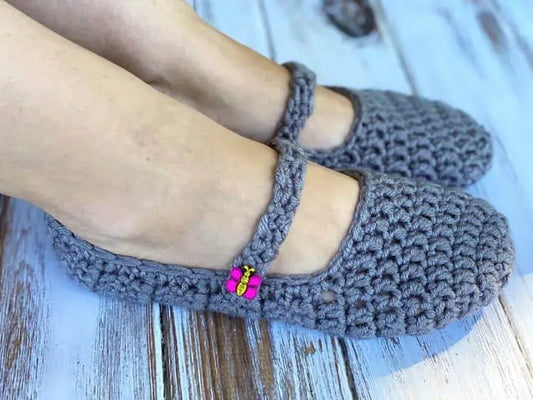 Chunky Button Slippers