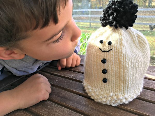 Christian's Snowman Hat