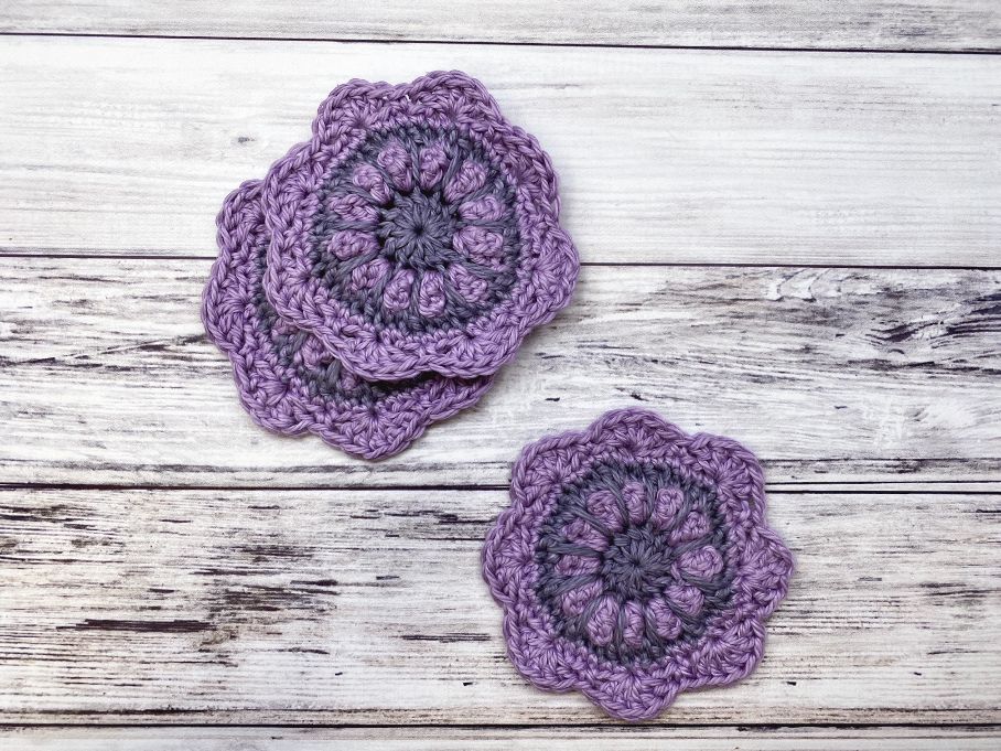 Crochet Cotton Face Scrubby