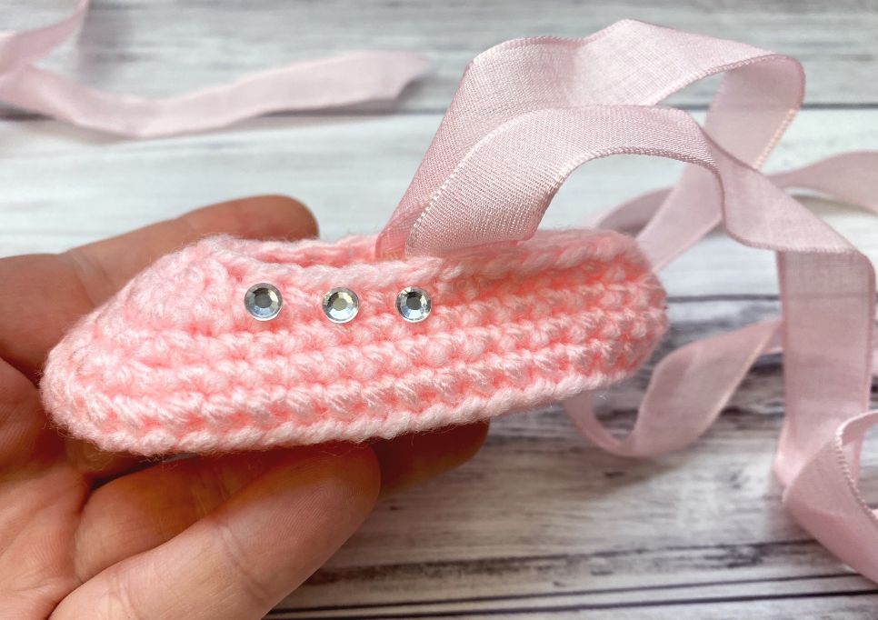 Ballet Crochet Baby Slippers