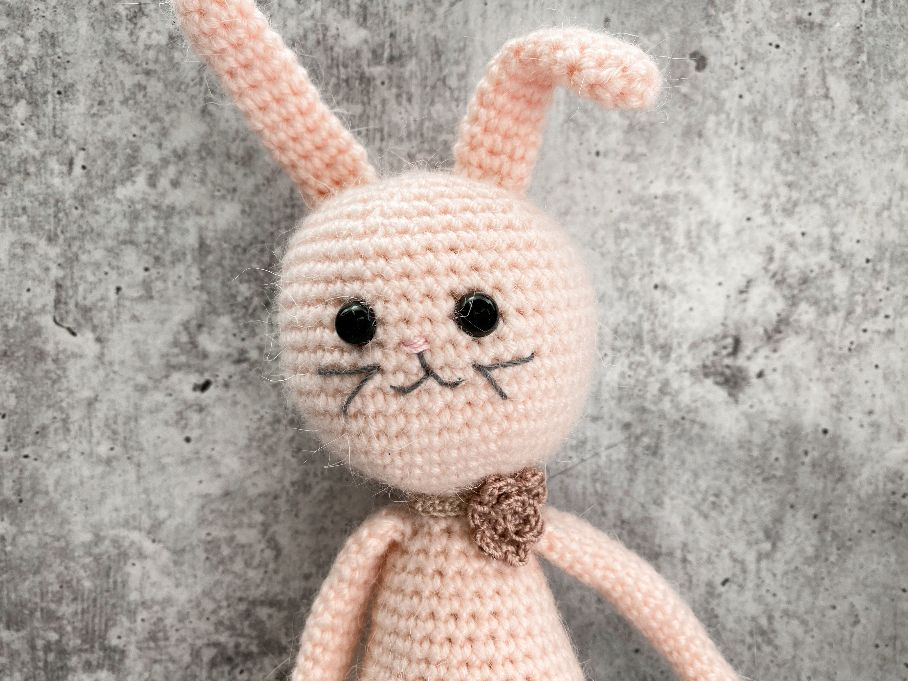 Crochet Monty Python Rabbit Maisey the Crochet Bunny – Love.Life.Yarn