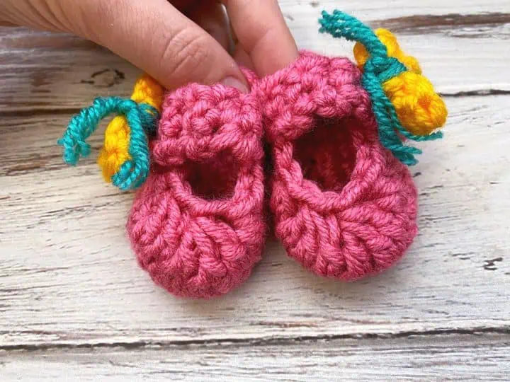 Crochet Butterfly Booties