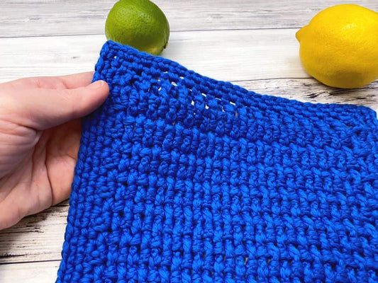 Textured Crochet Dishcloth