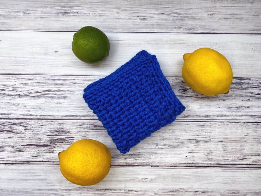 Textured Crochet Dishcloth