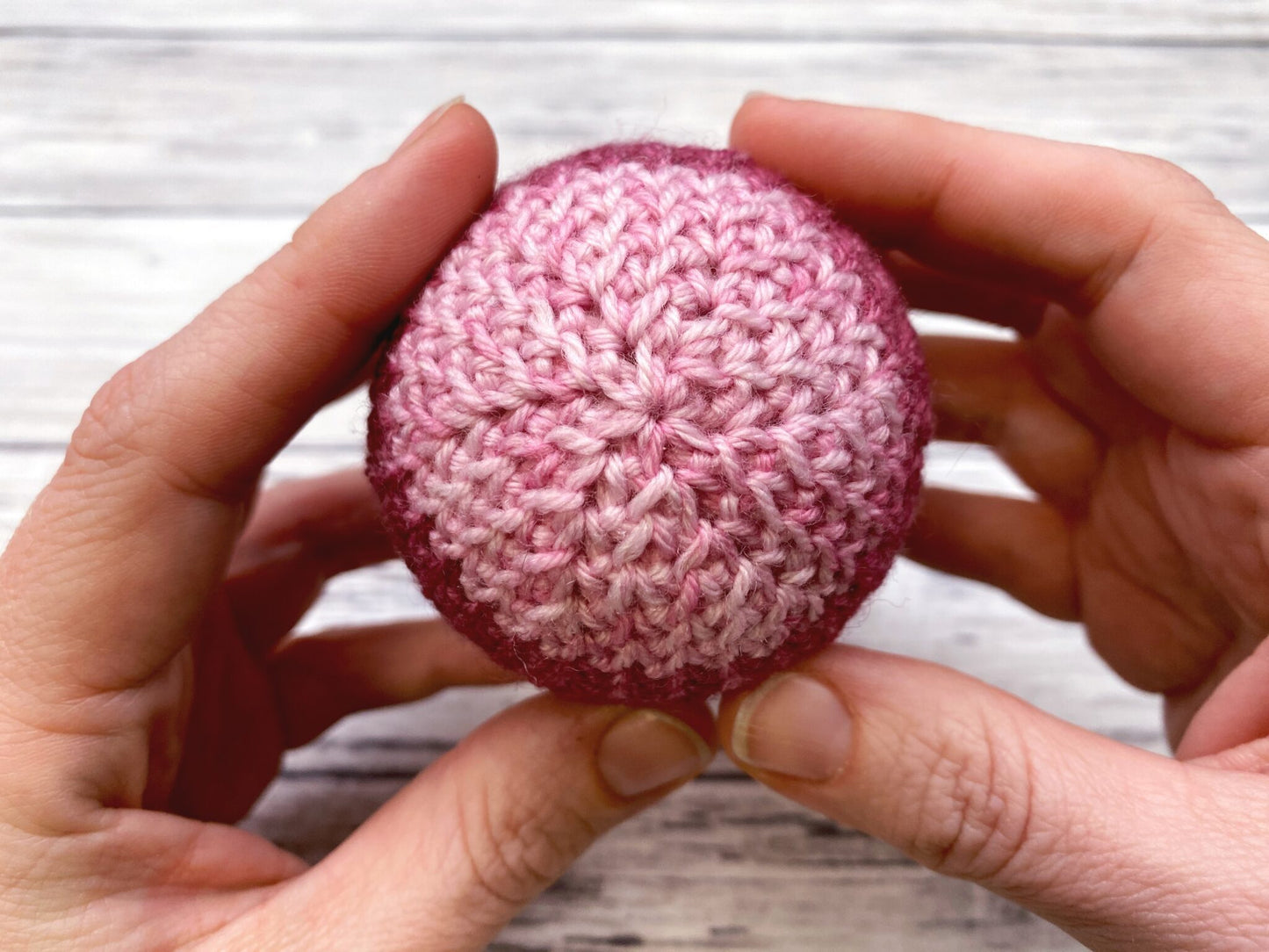 Knit Look Crochet Easter Egg
