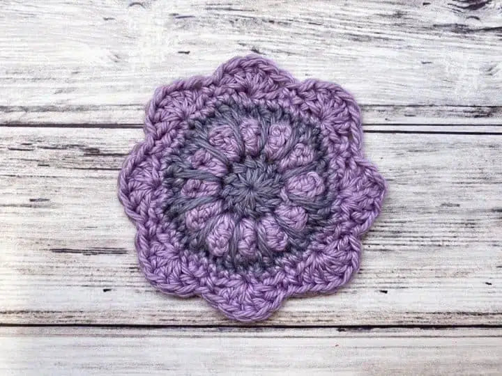 Crochet Cotton Face Scrubby