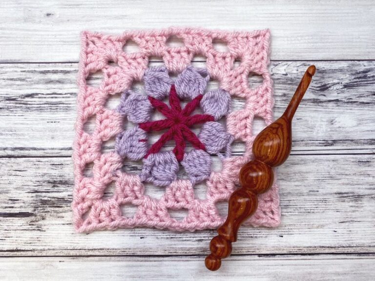 Easy Flower Granny Square