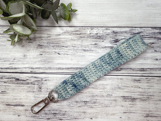 Easy Crochet Wristlet Keychain