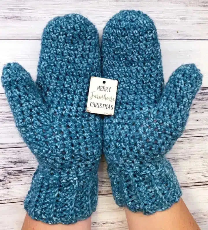 Top Down Crochet Mittens