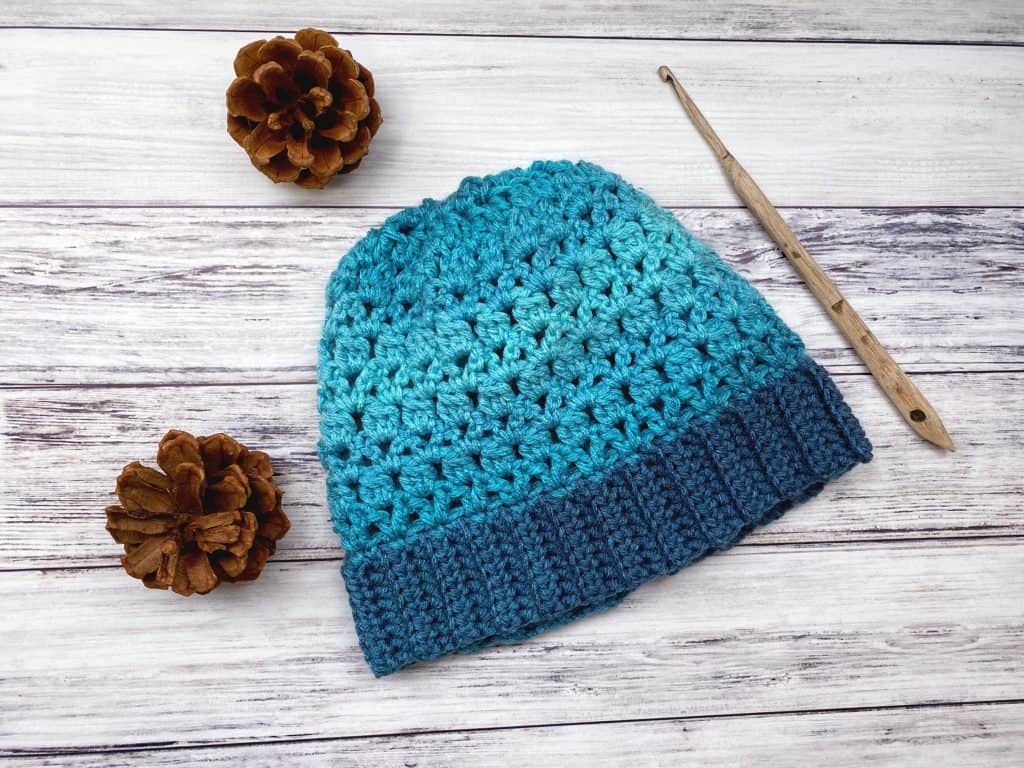 Easy Ombre Crochet Hat