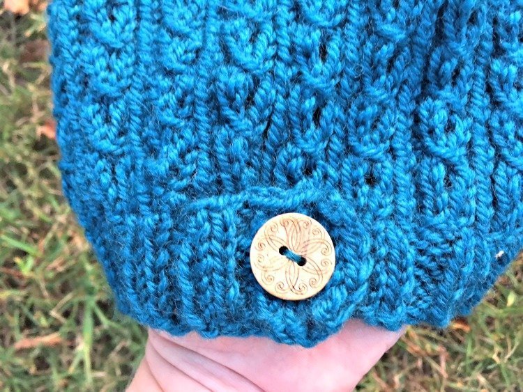 Eyelet Rib Knit Hat