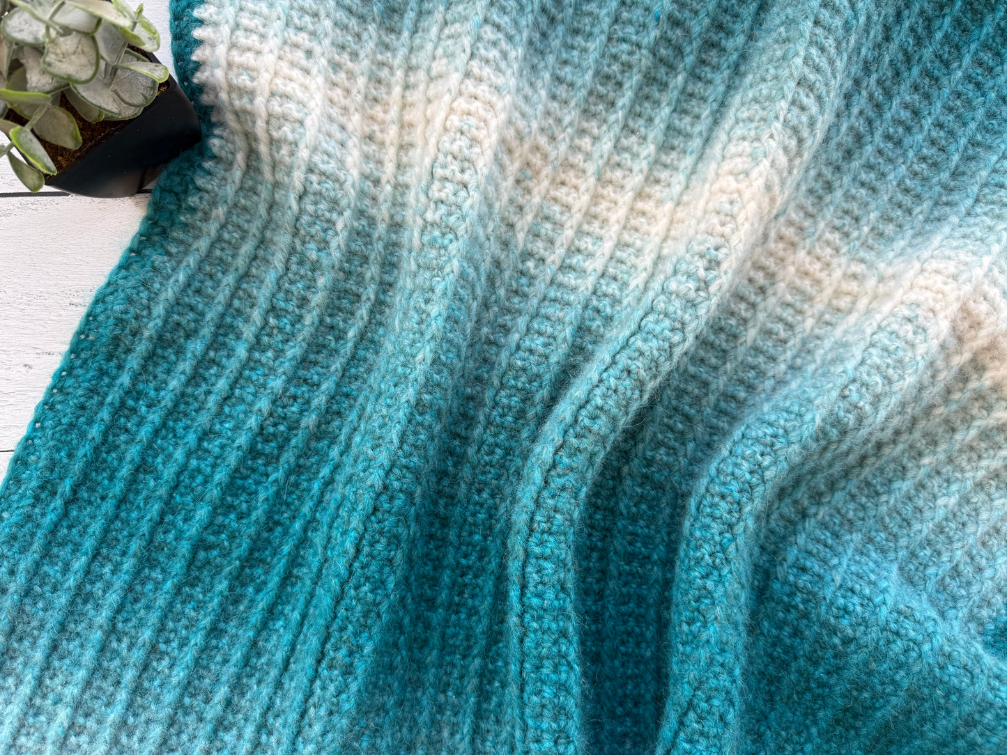 Bar Stitch Crochet Blanket