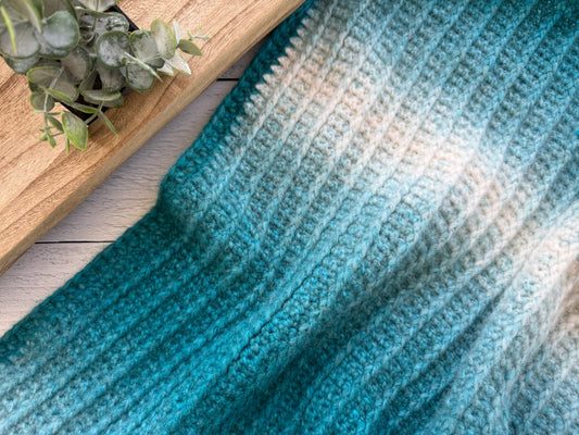 Bar Stitch Crochet Blanket