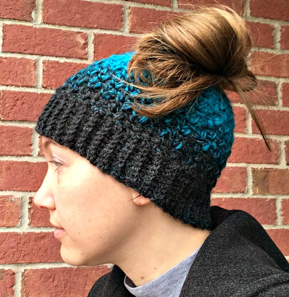 Quick and Easy Messy Bun Hat