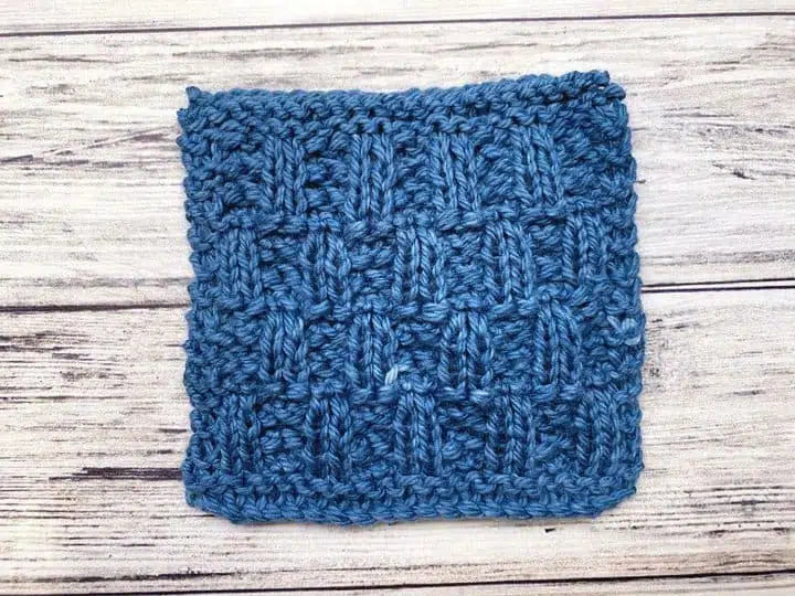 Oat Stitch Knit Face Scrubby