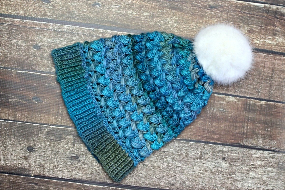 Puff Stitch Slouch Hat