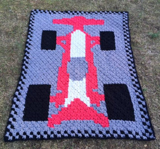 C2C Race Car Blanket